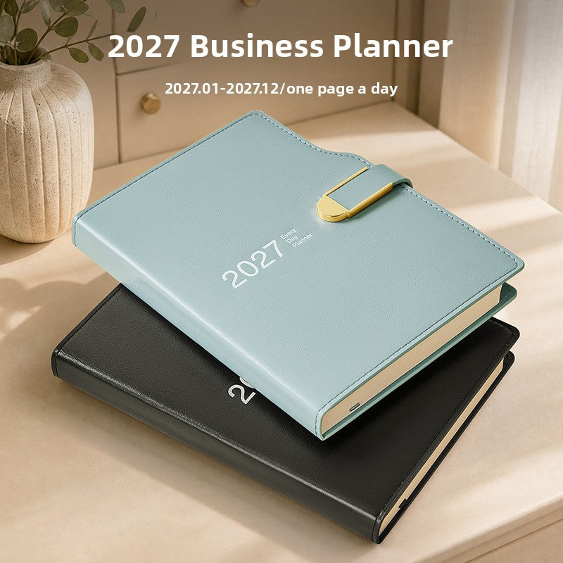 2027 Daily Planner with Gold Foil
