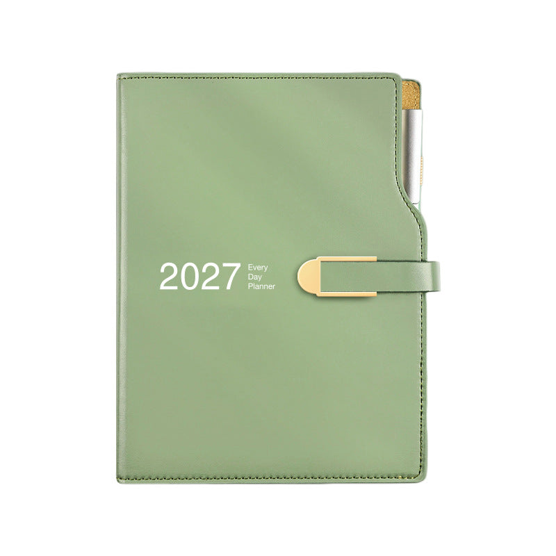2027 Daily Planner with Gold Foil